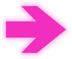 neon roze pijl png