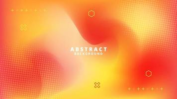 Abstract Orange Colorful Gradient Mesh Background vector