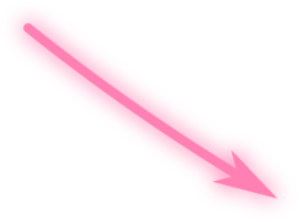 rosa astratto neon freccia png