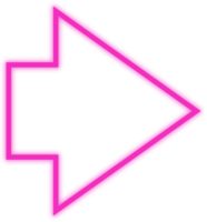 neonpinker Pfeil png