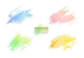 watercolor vector brush stroke backgrounds