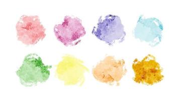 watercolor vector splashes, background for title and logo