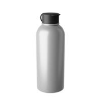 3D Rendering Bottle Stainless Transparent Background png