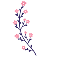 flor que florece en el clipart de la temporada de primavera. png