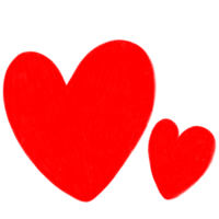 Paint brush hearts clipart. png