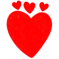 Paint brush hearts clipart. png