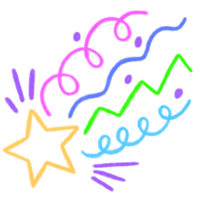 Doodle freehand  funny kid clipart. png