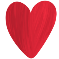 Paint brush heart in love clipart. png