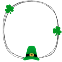 måla borsta element st patrics dag ClipArt png