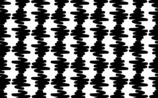 Vertically placed wave pattern. Black and white doodle abstract background. Suitable for fabric, cover, card, brand, wallpaper, and prints. vector