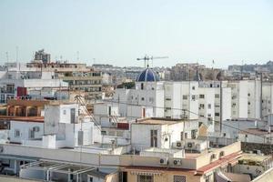 valencia aerial view cityscape from tower photo