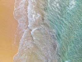 Sea surface aerial view,Bird eye view photo of waves and water surface texture,Turquoise sea background, Beautiful nature Amazing view sea background