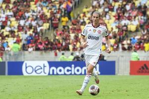 Rio, Brazil - january 21, 2022, Filipe Luis player in match between Flamengo vs Nova iguacu by 03th round of Carioca Championship,  in Maracana Stadium photo