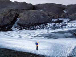 glacier hike in Iceland photo