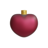 icône de parfum 3d saint valentin png