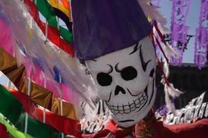 MEXICO CITY, MEXICO - NOVEMBER 5 2017 - Day of dead celebration photo