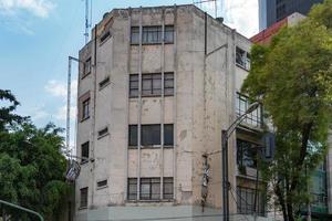 Mexico City damaged building after 2017 earthquake photo