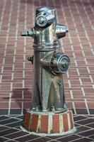 metal street hydrant in america photo