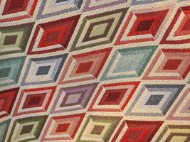 geometric old fabric detail photo