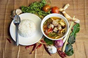 Tom Klong, cartilage, Thai food, Thai street food, original Thai food photo