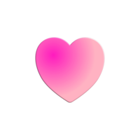 coeur doux lumineux png