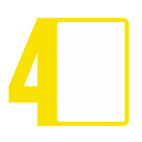 Empty label element with 10 number png