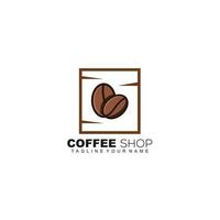 coffee shop logo icon design vector for business