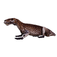 lycaenops isolato dinosauro 3d rendere png