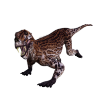 lycaenops dinosaure isolé rendu 3d png