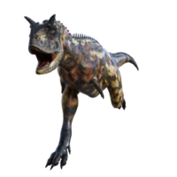 dinosaure carnotaurus illustration 3d isolée png