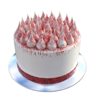 gâteau délicieux 3d isolé png