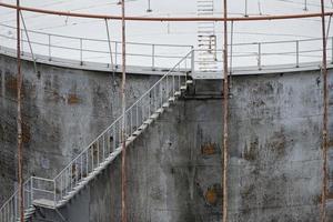 detalle del silo del puerto foto