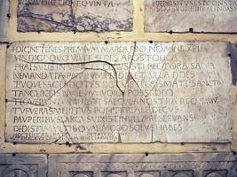 Santa Maria in Trastevere church detail, Rome, 2022 photo