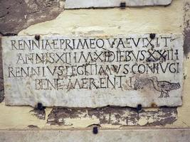 Santa Maria in Trastevere church detail, Rome, 2022 photo