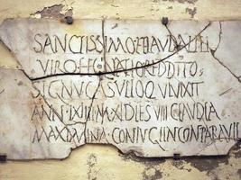 Santa Maria in Trastevere church detail, Rome, 2022 photo