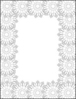 border, us customs and border protection. mexico border, cbsa. coloring page vector