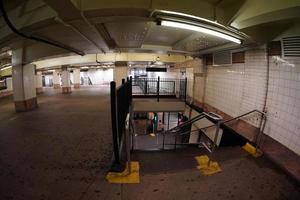 New York City subway train, Chamber street station, 2022 photo