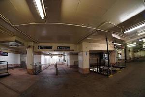 tren subterráneo de la ciudad de nueva york, estación de chamber street, 2022 foto