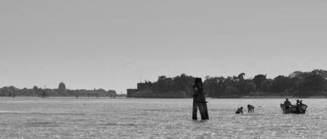 Venice view from laguna photo