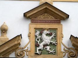 graz austria edificios históricos vista de la decoración foto