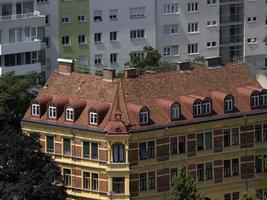 Graz austria roofs details tiles photo