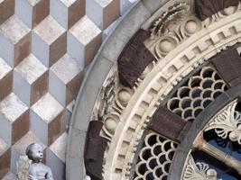 santa maria maggiore church bergamo detail photo