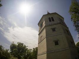 torre del reloj histórico de graz austria foto