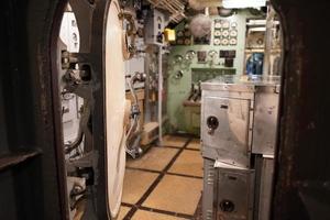 dentro militar guerra submarino buque de guerra foto