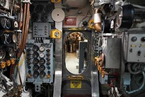 Inside military war submarine warship photo