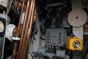 Inside military war submarine warship photo