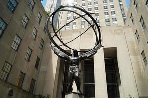 estatua del centro rockfeller nueva york manhattan, 2022 foto