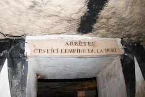 Paris Catacombs Skulls and bones, 2022 photo