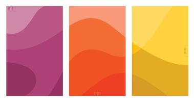 Red, orange, yellow colorful abstract pattern background vector