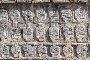 Chichen Itza Mexico pyramid view detail photo